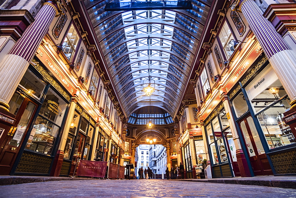 Leadenhall Market, City of London, London, England, United Kingdom, Europe