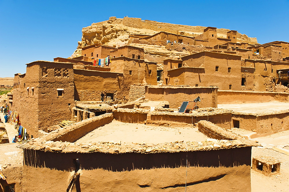 Inside Kasbah Ait Ben Haddou, UNESCO World Heritage Site, near Ouarzazate, Morocco, North Africa, Africa 