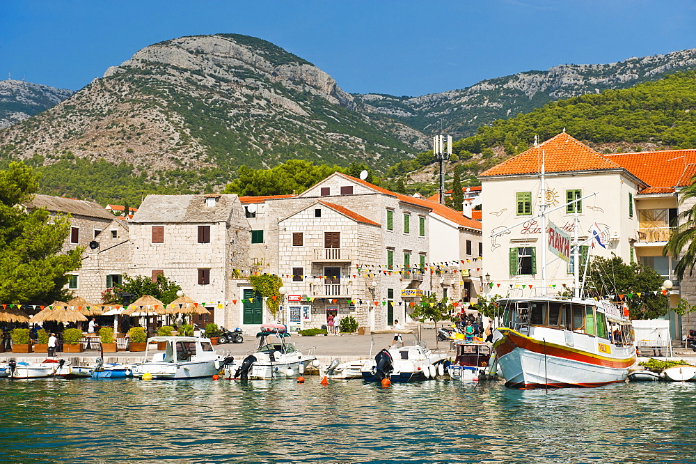 Bol Town, Brac Island, Dalmatian Coast, Adriatic, Croatia, Europe 