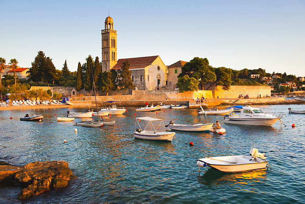 Franciscan Monastery, Hvar Town, Hvar Island, Dalmatian Coast, Adriatic, Croatia, Europe 