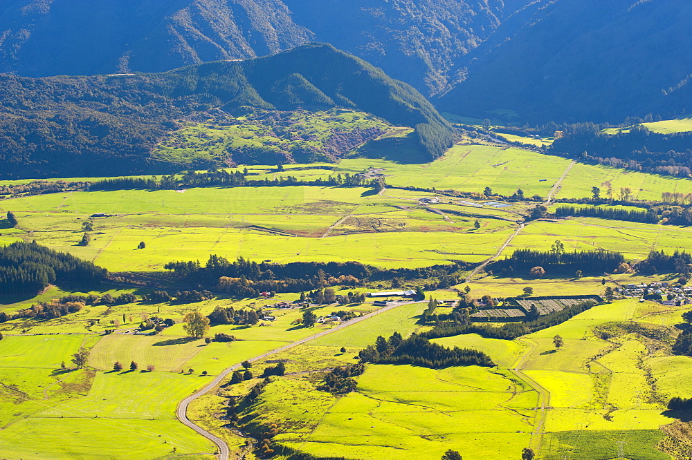 Countryside in the Golden Bay Region of South Island, New Zealand, Pacific 