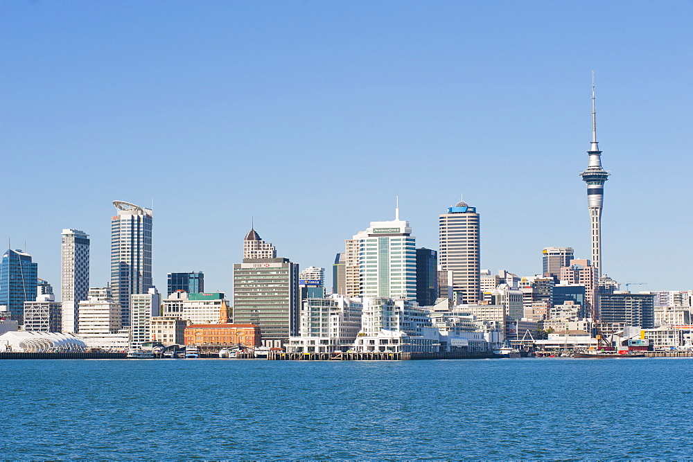 Auckland city skyline, North Island, New Zealand, Pacific 