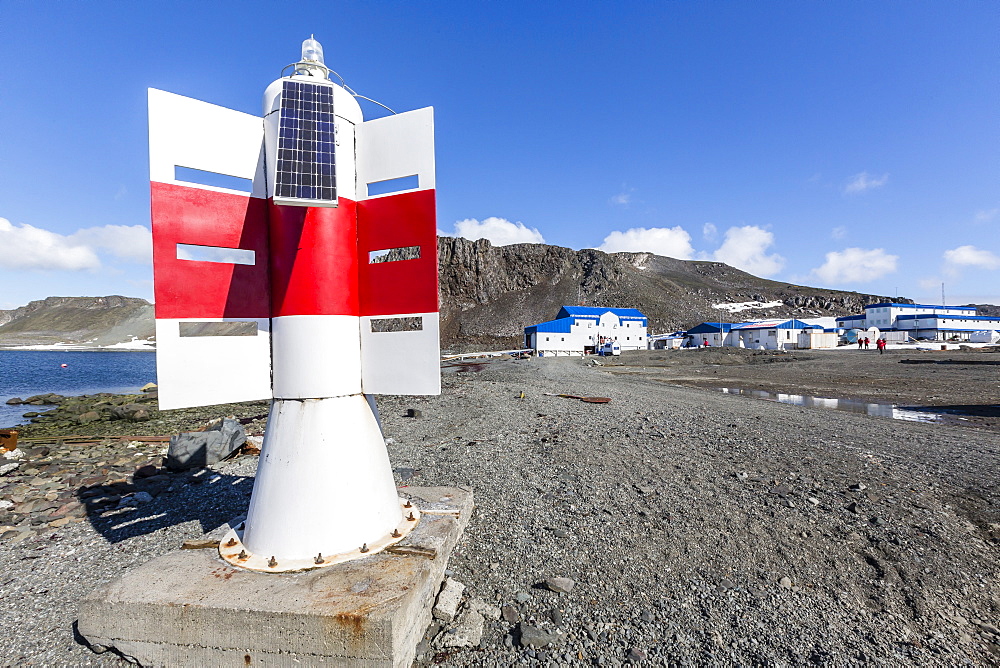 Chilean Base Presidente Eduardo Frei Montalva, Collins Harbour, King George Island, South Shetland Islands, Antarctica, Polar Regions