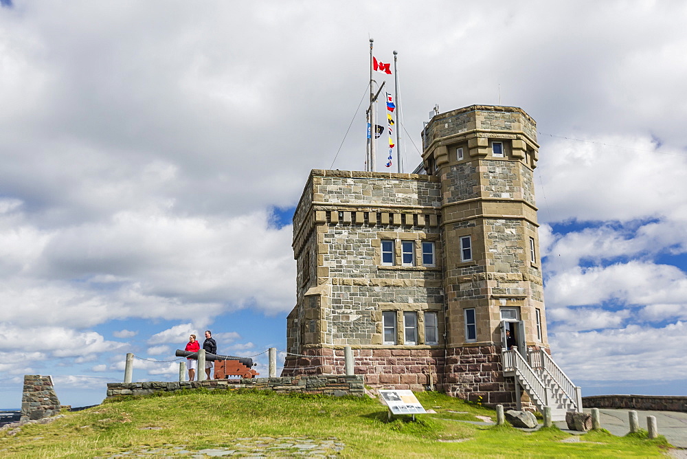 Cabot Tower, Signal Hill National Historic Site, St. John's, Newfoundland, Canada, North America