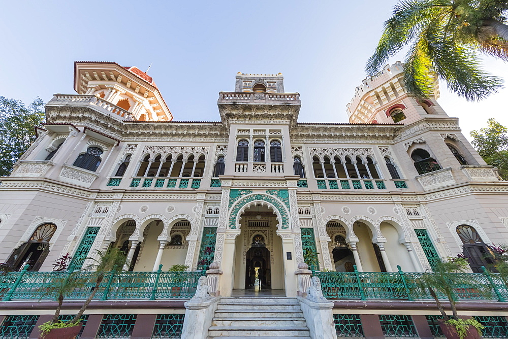 Exterior view of Palacio de Valle (Valle's Palace), Punta Gorda, Cienfuegos, Cuba, West Indies, Caribbean, Central America