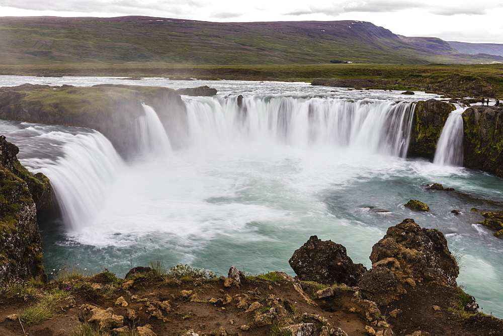 Gooafoss (Waterfall of the Gods), Skalfandafljot River, Baroardalur district, Iceland, Polar Regions