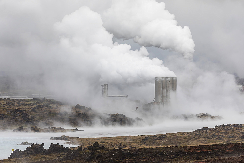 Gunnuhver thermal water site just outside Reykjavik, Iceland, Polar Regions