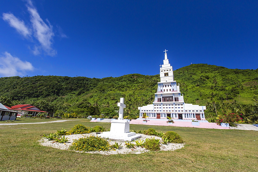 St. Peter Chanel Catholic Church in Poi, Futuna Island, French Territory of Wallis and Futuna Islands, South Pacific Islands, Pacific