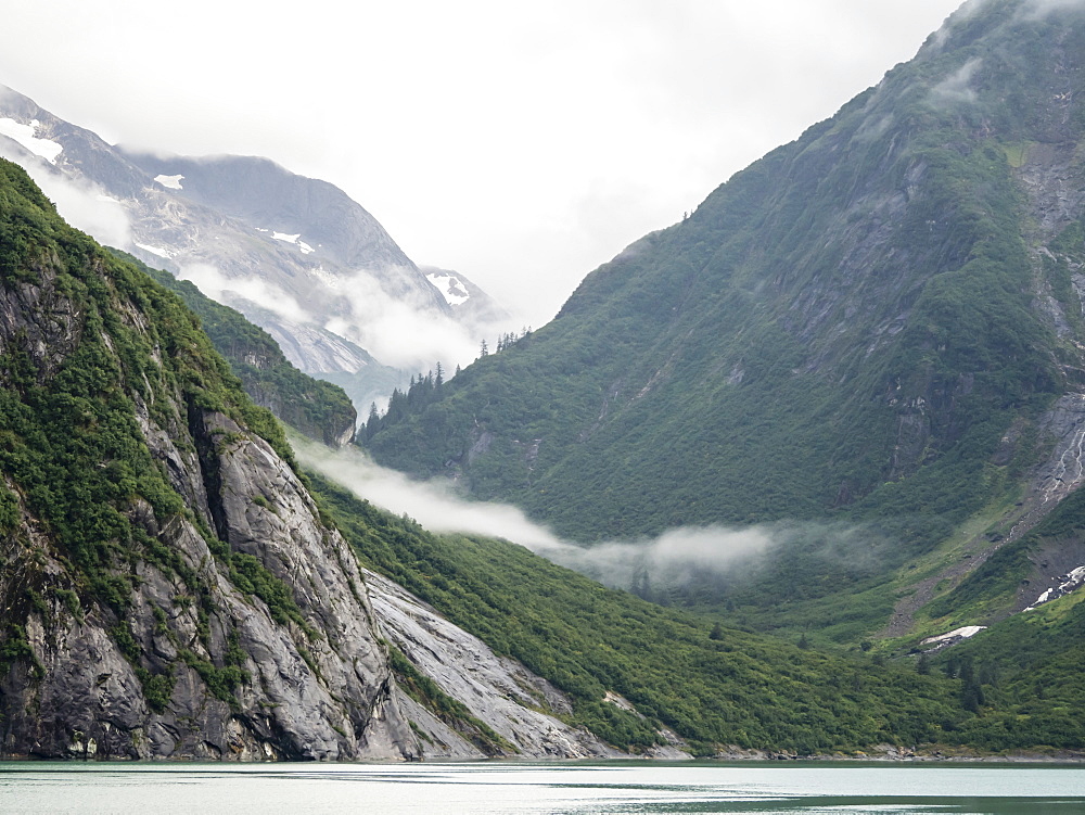 Classic glacier carved fjord in Tracy Arm-Fords Terror Wilderness Area, Southeast Alaska, United States of America