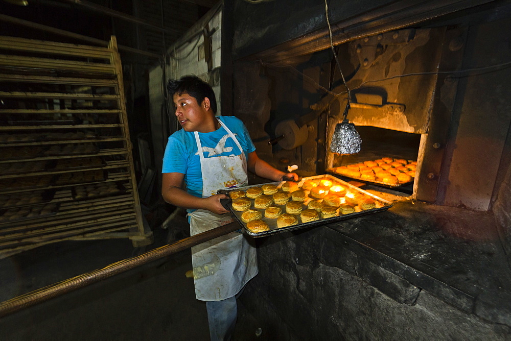 El Bolero bakery, Santa Rosalia, Gulf of California (Sea of Cortez), Baja California Sur, Mexico, North America