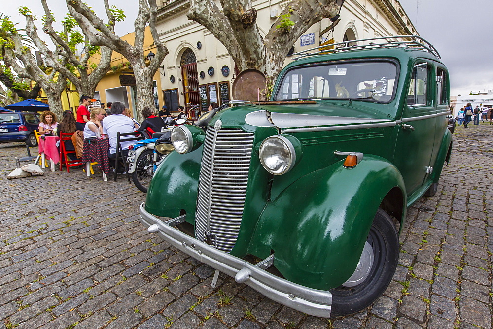 Outside Cafe in Colonia del Sacramento, Uruguay, South America