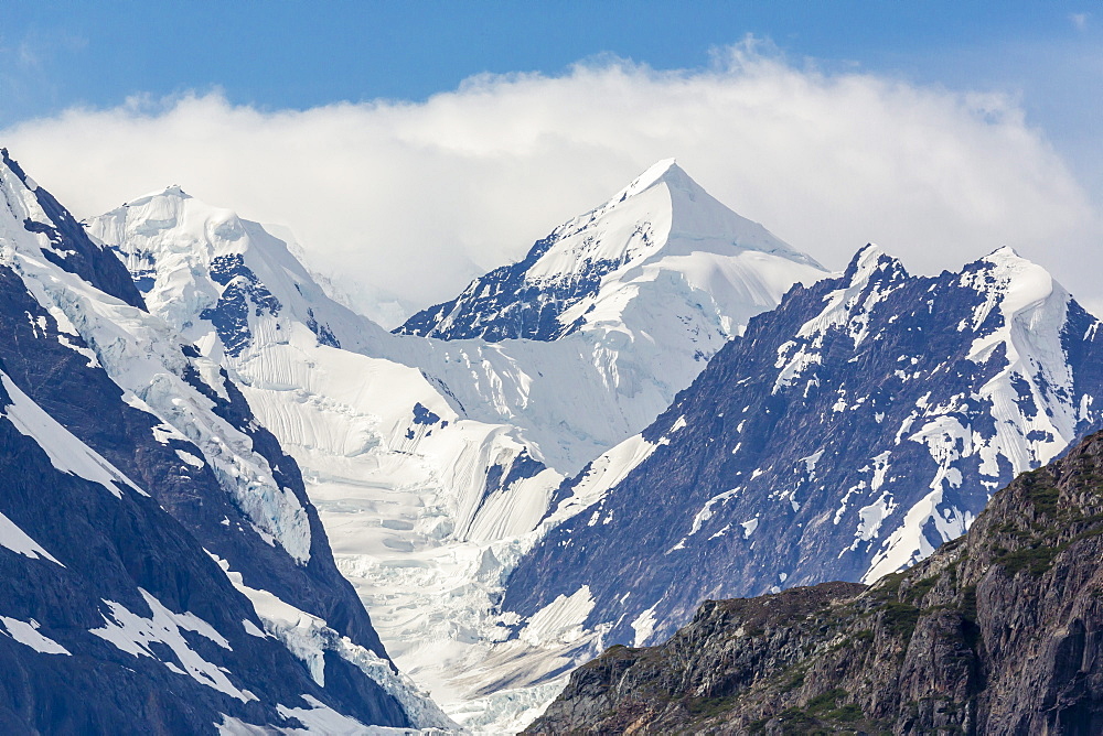 Johns Hopkins Inlet, Fairweather Range, Glacier Bay National Park and Preserve, Southeast Alaska, United States of America, North America 