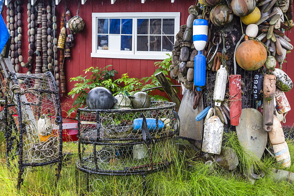 The Norwegian fishing town of Petersburg, Southeast Alaska, USA