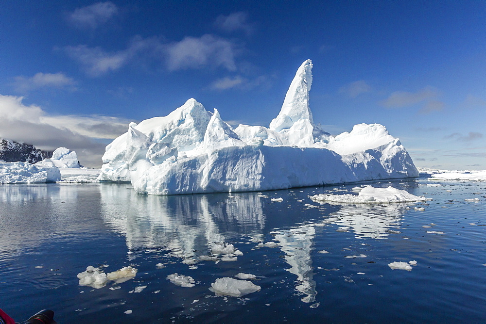 Huge iceberg in Port Lockroy, western side of the Antarctic Peninsula, Southern Ocean, Polar Regions