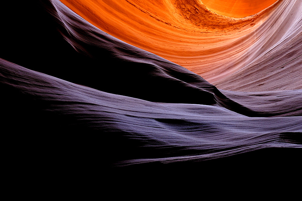 Rock formation at Antelope Canyon, Arizona, North America, America