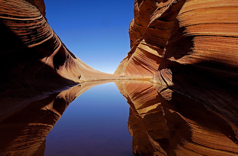 The Vermillion Cliff, sandstone formations in the sunlight, Coyote Buttes, Arizona, North America, Amerca