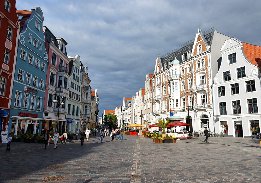 Kroepelin Street, Hanseatic City of Rostock, Mecklenburg-Western Pomerania, Germany