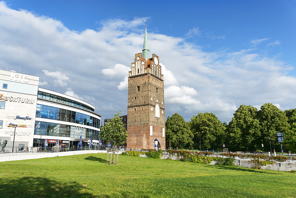 Kroepelin Gate, Hanseatic City of Rostock, Mecklenburg-Western Pomerania, Germany