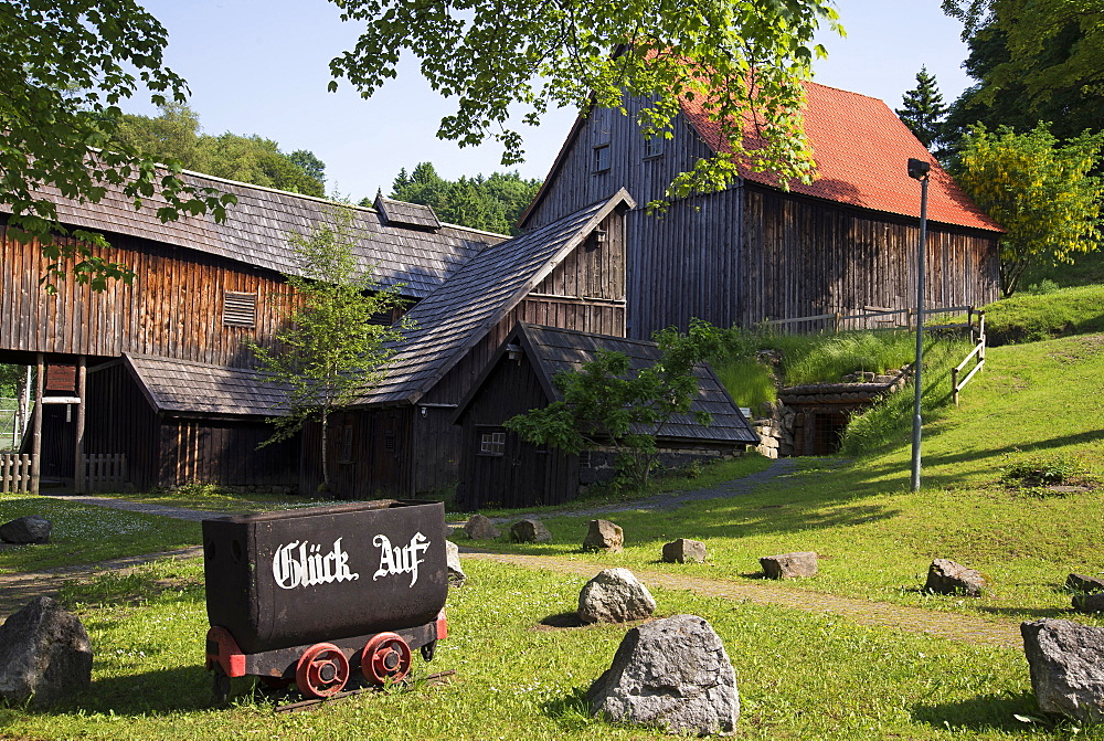 Samson Mine, Mining museum, St. Andreasberg, Harz, Saxony-Anhalt, Germany, Europe