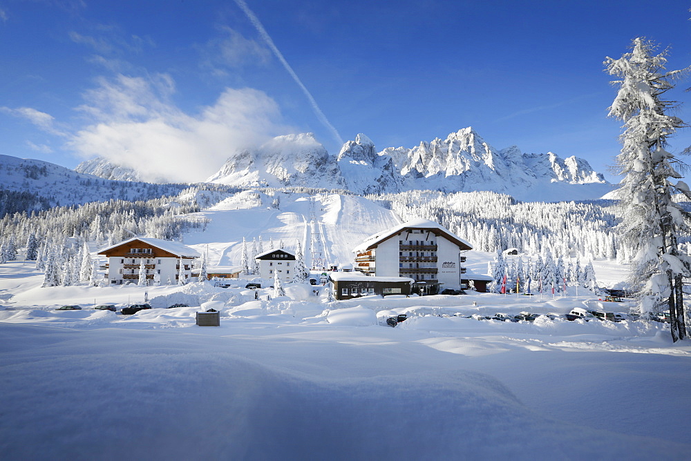 Hotel, Passo Monte Croce di Comelico, South Tyrol, Italy