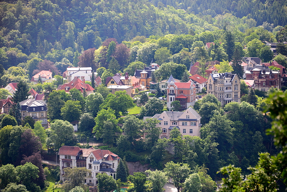 Landscape near Eisenach, Thuringian forest, Thuringia, Germany