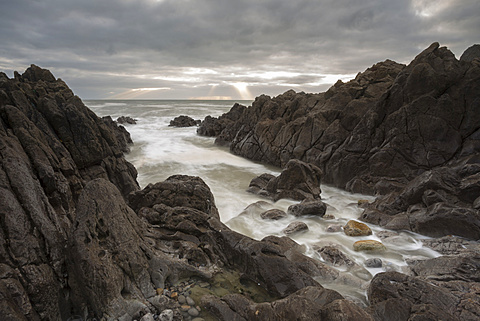 Coastal landscape near Swansea, Wales, United Kingdom