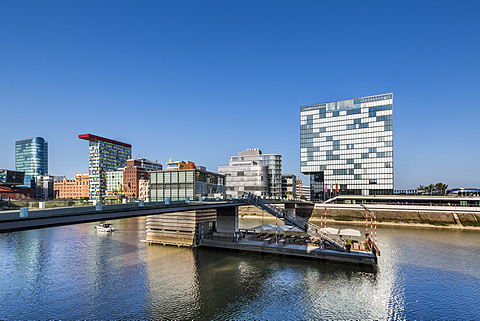 Hyatt Hotel, Media harbour, Duesseldorf, North Rhine Westphalia, Germany