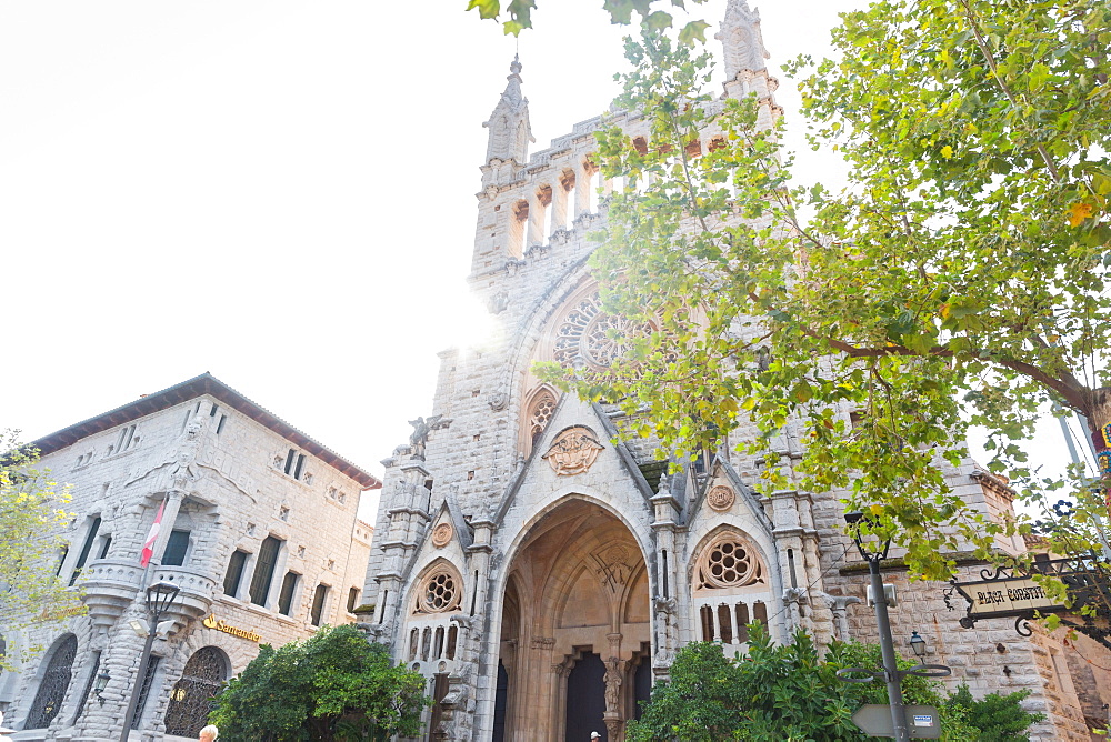 church of Sant Bartomeu, Soller, Serra de Tramuntana, Majorca, Balearic Islands, Spain, Europe