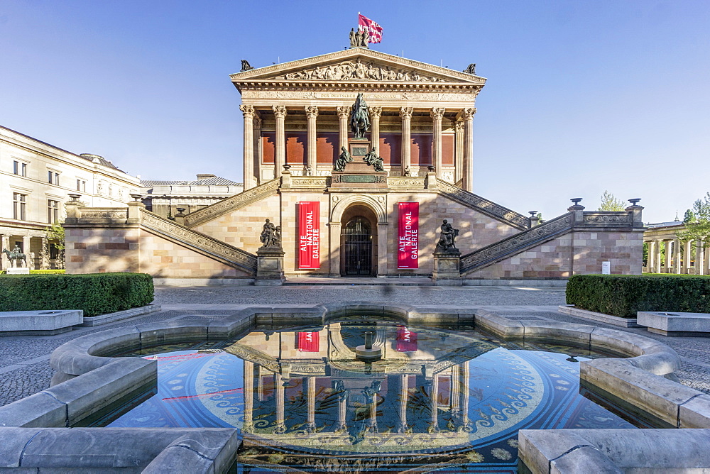 Old National Gallery, Museum Island, Berlin Mitte, Berlin, Germany