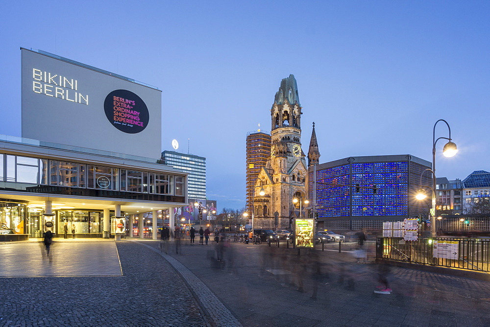 Bikini Shopping Center, Kaiser Wilhelm Memorial Church, Berlin, Germany