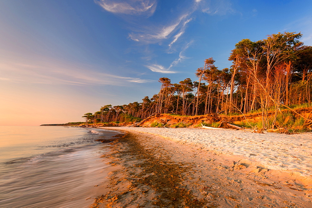 Summer, Beach, West Beach, Sunset, Baltic Sea, Mecklenburg, Germany, Europe