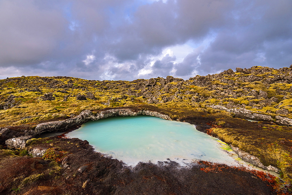 Blue Lagoon, Storm, Lake, Lava, Grindavík, Reykjanes, Iceland, Europe