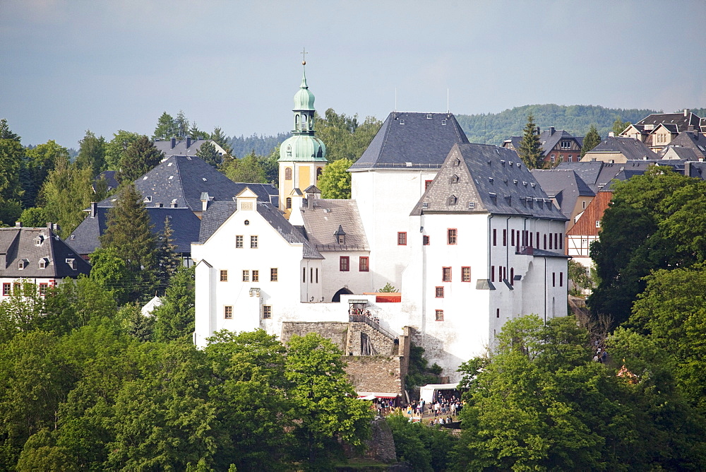 Wolkenstein castle, Wolkenstein, Ore mountains, Saxony, Germany