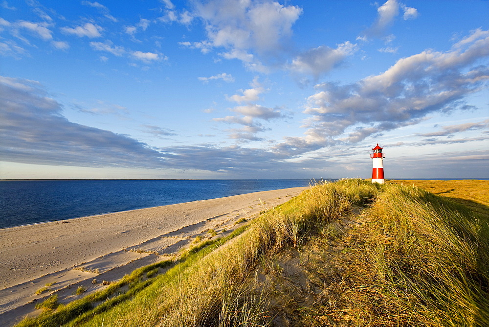 Lighthouse List East, Ellenbogen, Sylt island, Schleswig-Holstein, Germany