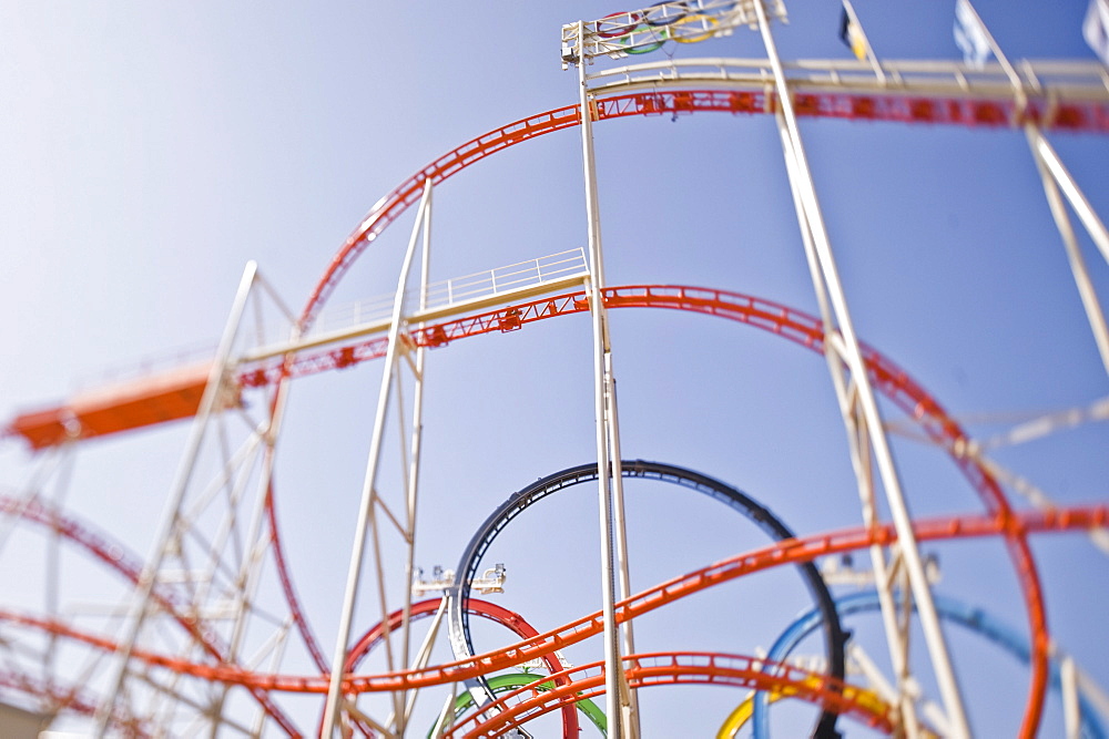 Rollercoaster, Oktoberfest, Munich, Bavaria, Germany