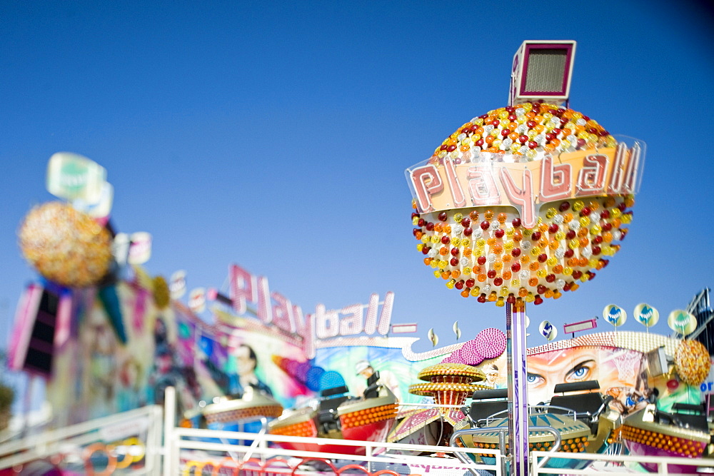 Fairground ride, Oktoberfest, Munich, Bavaria, Germany