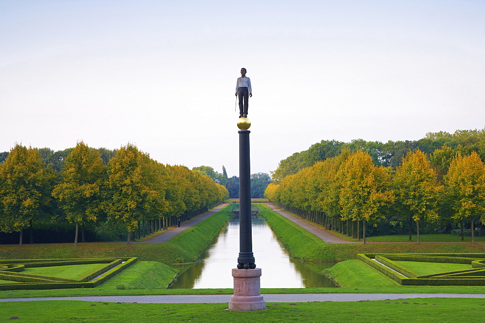 Baroque garden in the evening, Kleve, North Rhine-Westphalia, Germany