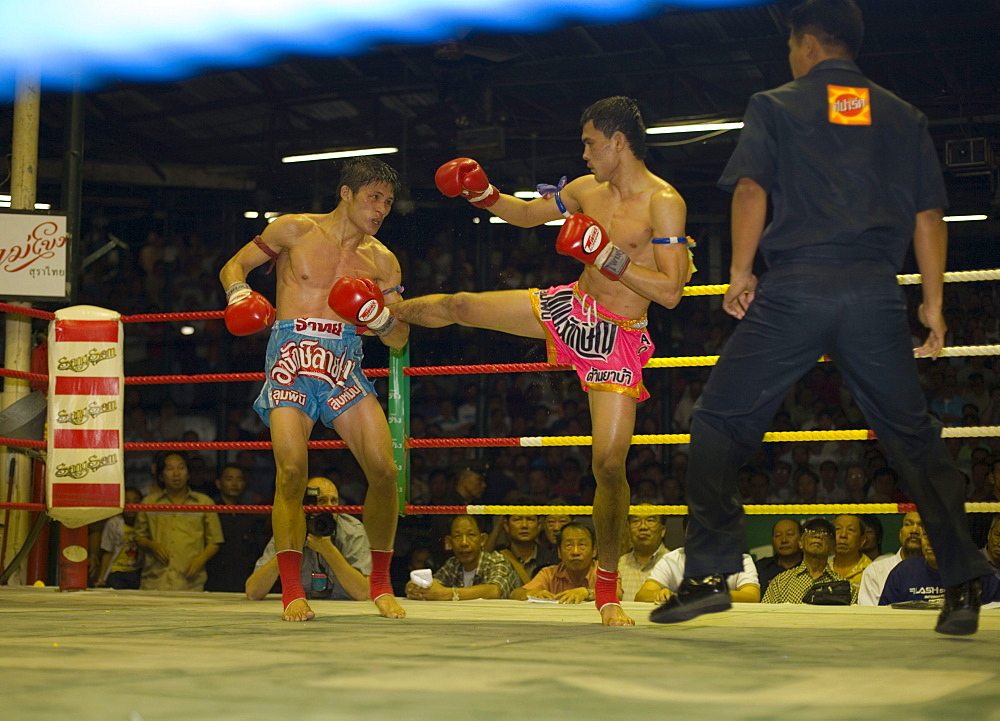 Thai Boxing, Lumphini Stadium, Bangkok, Thailand