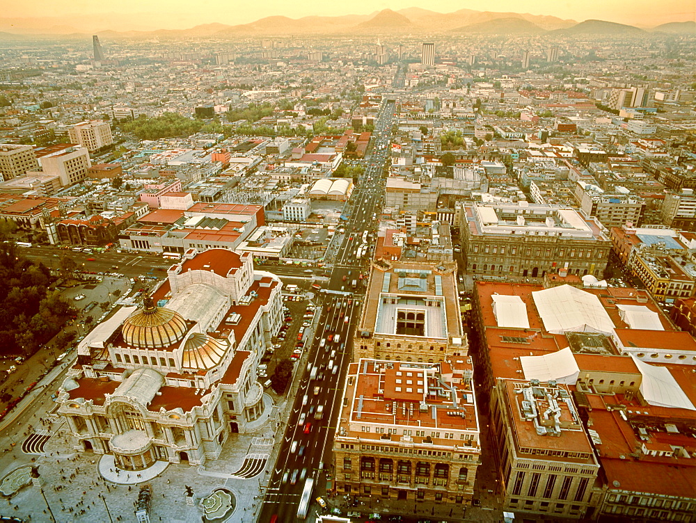 Mexico City, Panoramic view ,Torre Latinamericana