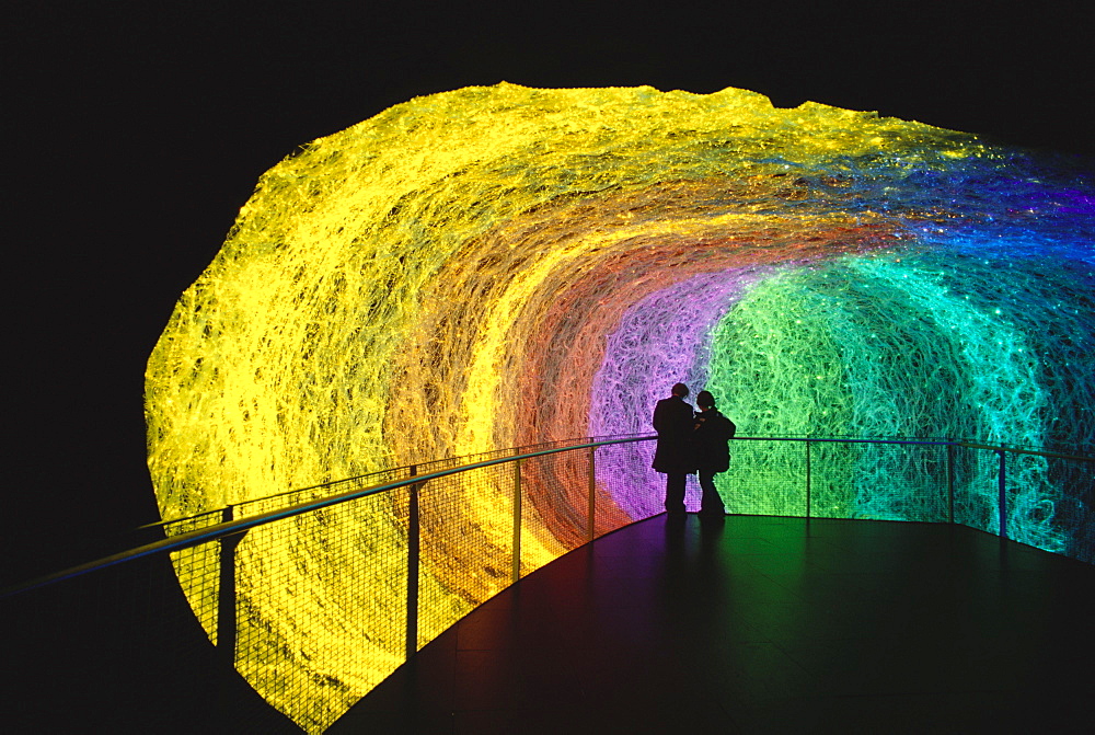 Light effects in the Meteorit, Essen, Ruhr Basin, Germany