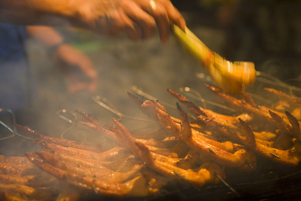 Grilled Chicken Wings, Pasar Malam Night Market, Bandar Seri Begawan, Brunei Darussalam, Asia