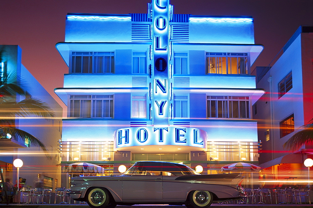 Colony Hotel, Art Deco District, Miami, Florida, USA, America