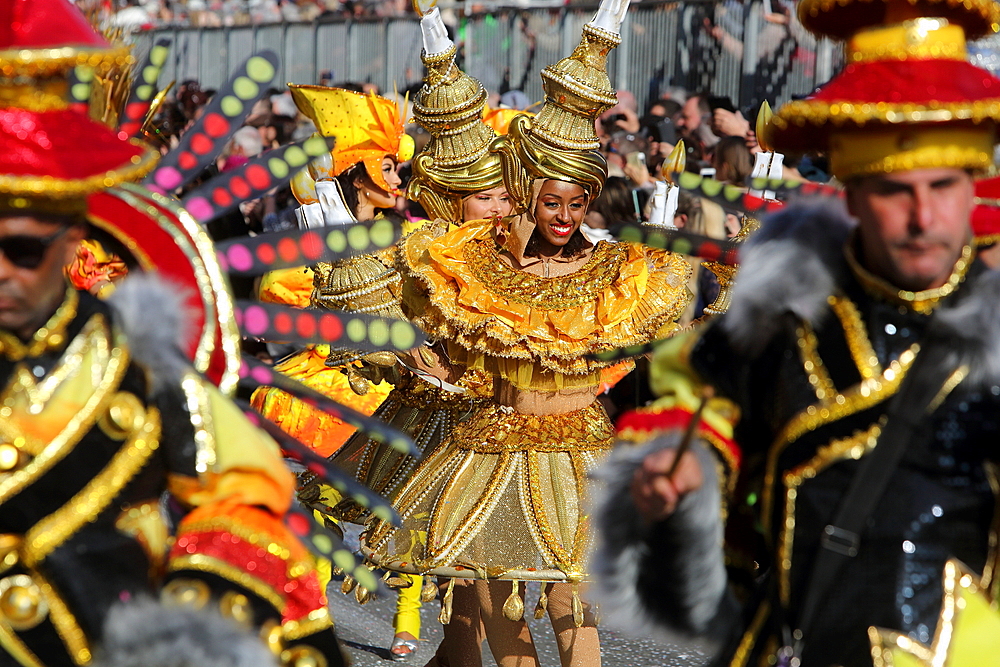 Parade at the Lemon Festival, Menton, Provence-Alpes-Cote d'Azur, France