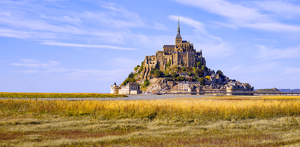 At Mont St. Michel, Brittany, Normandy, France, Europe