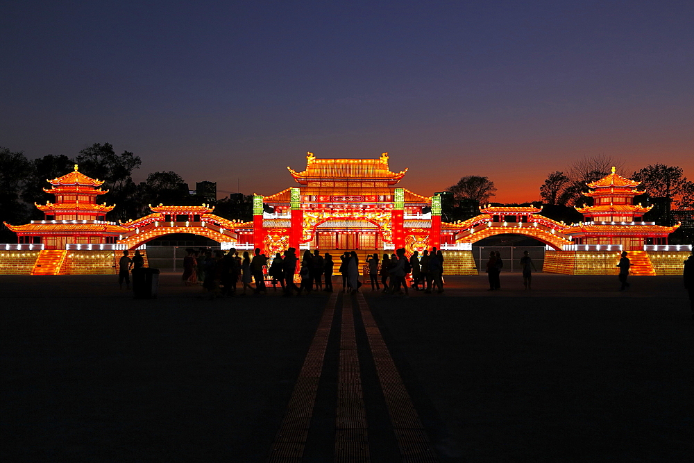 Feux Follet, chinese lights event, Montreal, Quebec, Canada