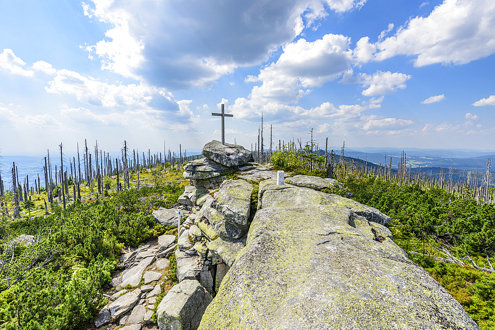 Bayerischer Plöckenstein in the Bavarian Forest, Bavaria, Germany