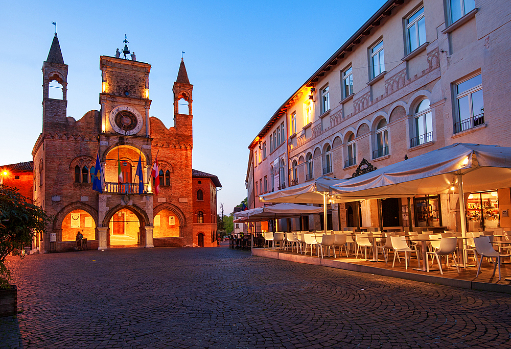 The medieval town hall of Pordenone in the Friuli Venezia Giulia Region is the symbol of the city. Italy