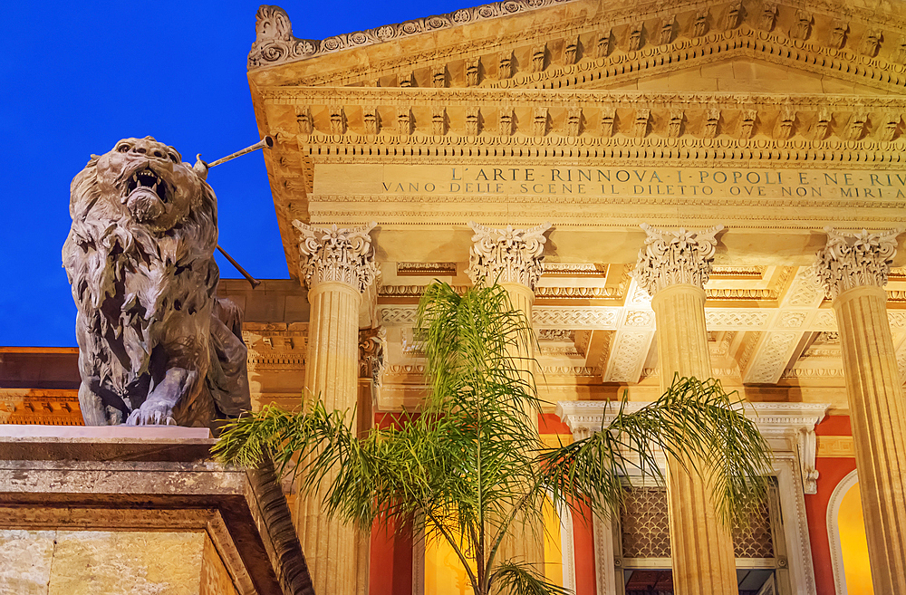 Teatro Massimo, Palermo, Sicily, Italy