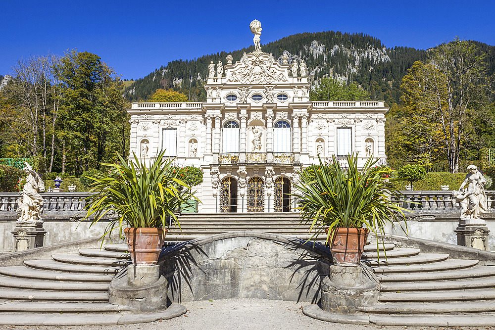 Linderhof Castle, Ettal, Allgäu, Bavaria, Germany