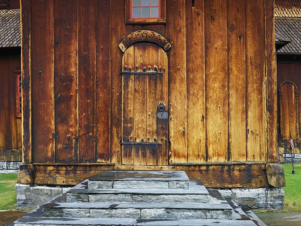 Stave Church in Lom, Innlandet, Norway